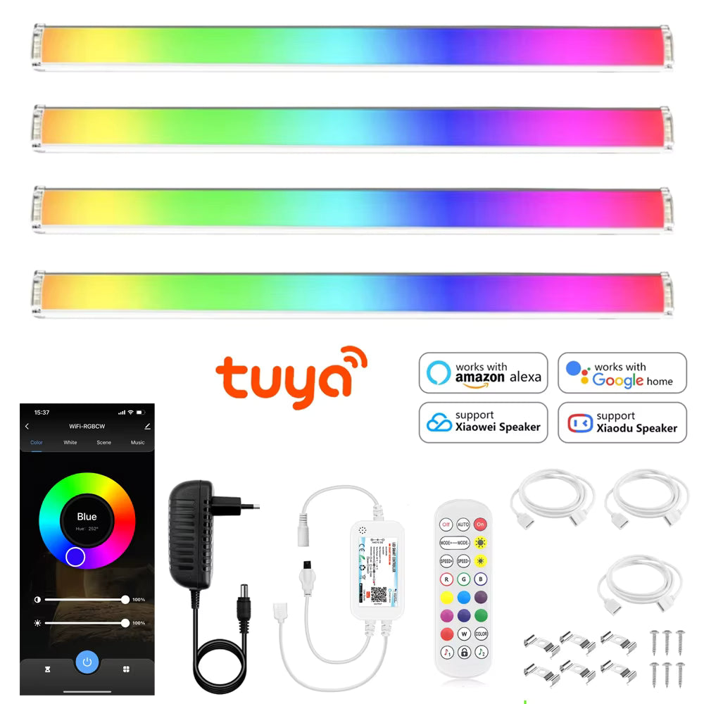 GlowBar™ Smart RGB Light Bars — App & Voice Controlled